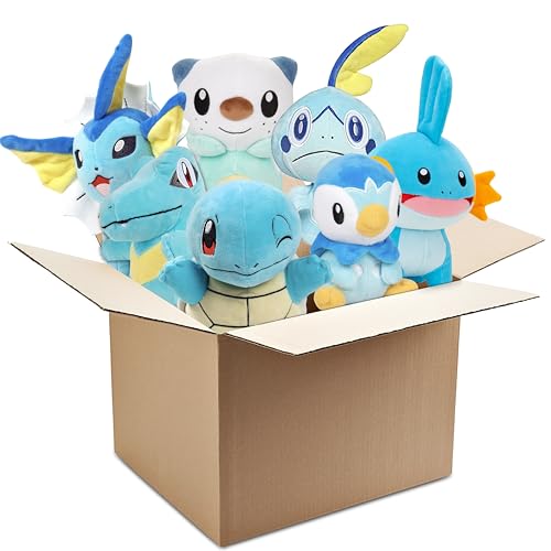 Pokemon Water Type 8' Plush Mystery Blind Box 2-Pack - Get Two Officially Licensed 8 Inch Water...
