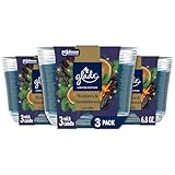 Glade 3-Wick Scented Candle Jar, Embers & Sandalwood, Air Freshener Infused with Essential Oils, 6.8 Oz, 3 Count