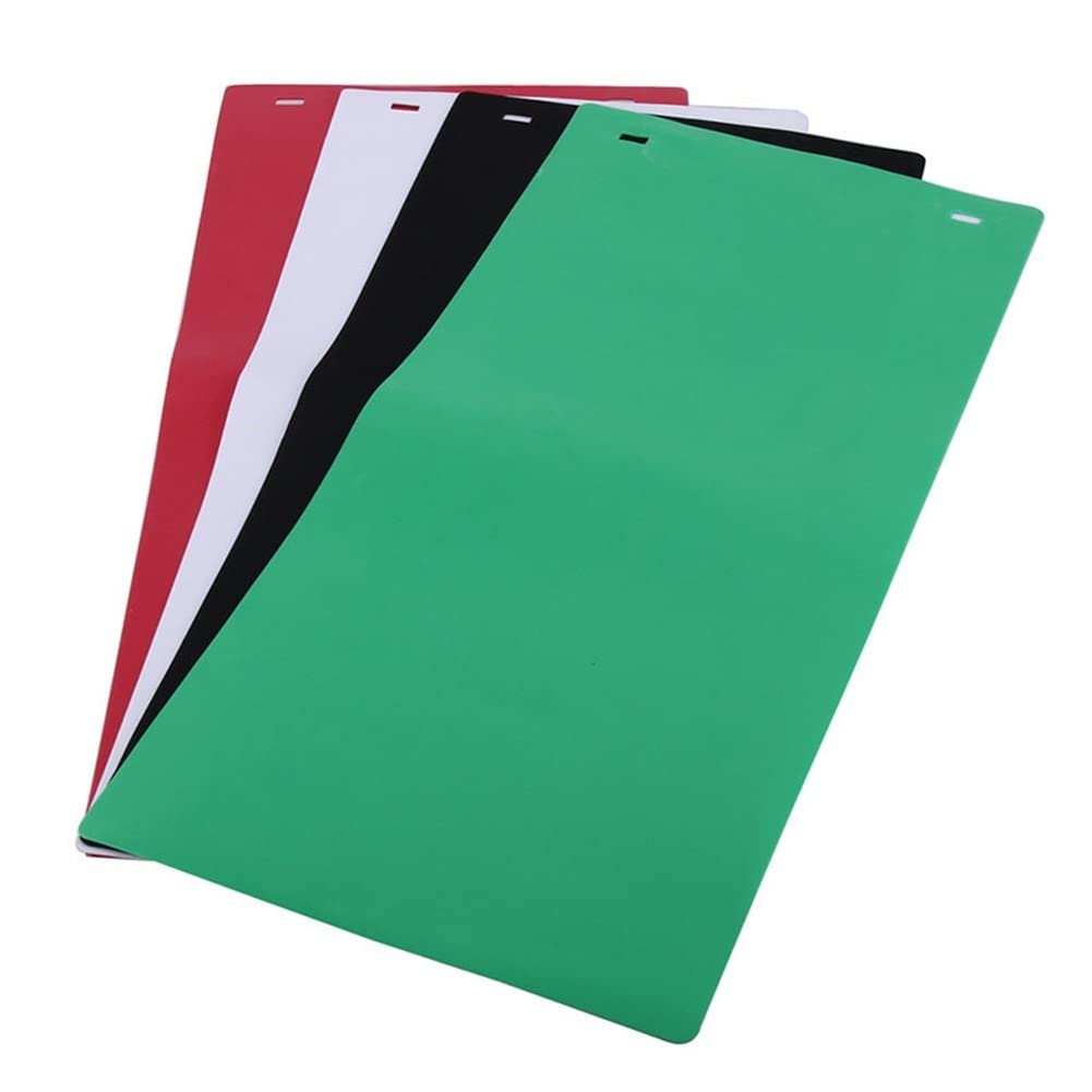 FLAA Mini Photo Studio Light Box 30,5 x 30,5 cm Fotografia Shooting Tent Kit Pieghevole Photo Studio con Rosso Verde Nero Bianco Fondali per Gioielli e Piccoli Articoli
