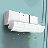 【Conception extensible】Ce déflecteur de climatiseur adopte une conception télescopique, la longueur peut être ajustée selon les besoins et il peut être facilement adapté aux climatiseurs de différentes tailles