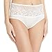 Bali Womens One Smooth U Comfort Indulgence Satin with Lace Hipster Panty