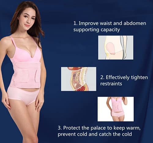 Healthcom Postpartum Support Recovery Belt Comfortable Elastic Postpartum Abdomen Recovery Belt After Birth Belly Band Post Pregnancy Corset Waist Belt Maternity Supports Belt Shaper Slimer Wrapper(Size:m) #TOP3