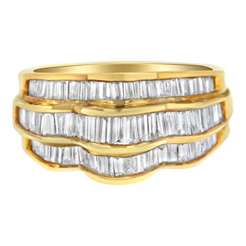 Haus of Brilliance 14KT Yellow Gold Diamond Multi-Row Band Ring (1 1/4 cttw, H-I Color, SI1-SI2 Clarity)