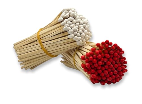 MILAVERA Premium Long Wood Safety Matches, 200 Count, for Candles,