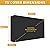 Easy-Going Outdoor TV Cover for 22 to 24 inches LCD, LED, Water Repellent, Weatherproof and Dust-Proof TV Screen Protectors with Cleanig Cloth (24 inch,Black)