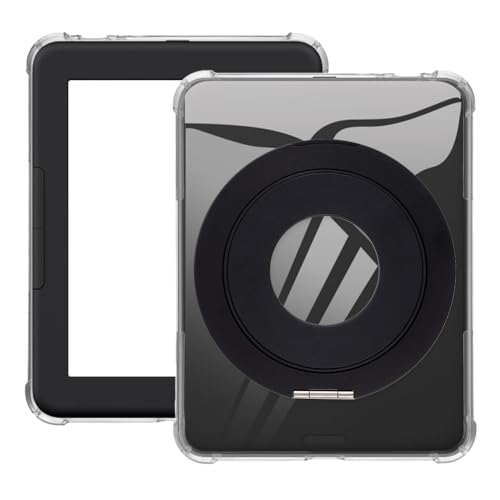 Coque Nook GlowLight 4E avec support de bureau noir et clair protégeant votre liseuse au quotidien