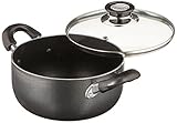 2 Handle Non-Stick Sauce Pot With Glass Lid - 3.5 Qt