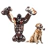 Dog chew Toys for Aggressive chewersIndestructible Dog Toys Interactive Dog ToysAggressive chew Toys for Large Dogs Dog Toys to Keep Them BusyNylon Beef Flavor