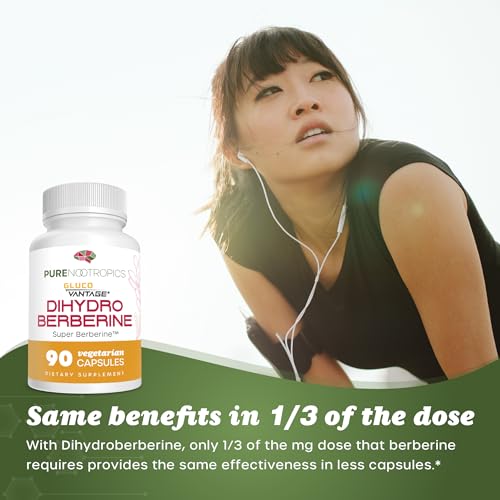 Pure Nootropics GlucoVantage Dihydroberberine Supplement