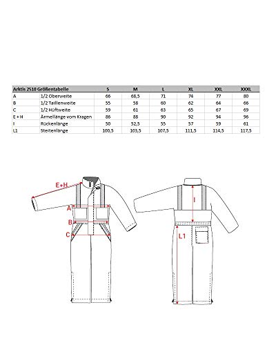 Thermo Overall 2510 Arktis Legendary Anzug Winter Kälte Angelanzug (M)
