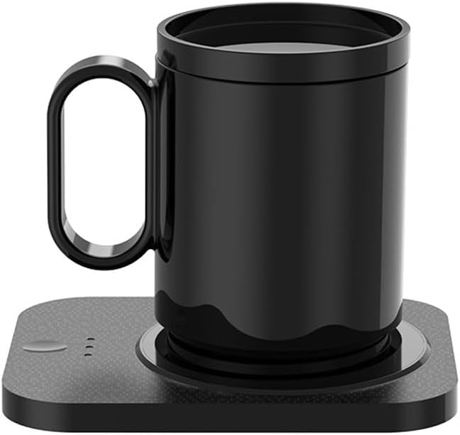 Warmer Coffee Cup Heater Electric Milk Tea Coaster for Home Office Desk(OneColor)
