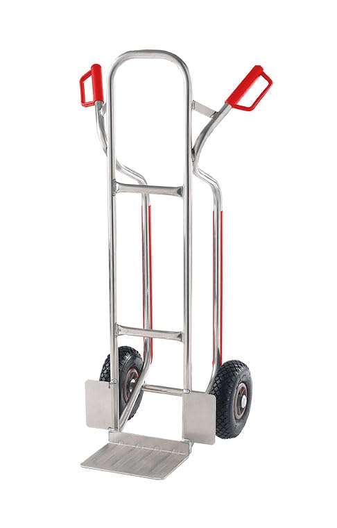 Svelt Carrello Professionale Portapacchi in Alluminio con Ruote Antiforatura, Manopole di Sicurezza, Ultraleggero e Robusto, Portata 150 kg
