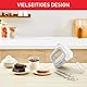 Tefal Handmixer Prep’Mix, 450 W, Handrührgerät mit 5 Geschwindigkeiten, 2 Schneebesen und 2 Knethaken aus Edelstahl, ergonomisches Design, spülmaschinenfestes Zubehör, HT450B