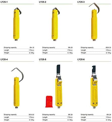 SUPERTOOL Cable Stripper and Cutter - Dismantling Tool for Stripping and Dismantling All Cables from 4-70mm Diameter (LY25-2)