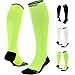 Produktbild ONIC GEAR Sport Kompressionsstrümpfe für Damen/Herren, Thrombosestrümpfe, Laufsocken, Medizinisch, Gelb, L 42-44
