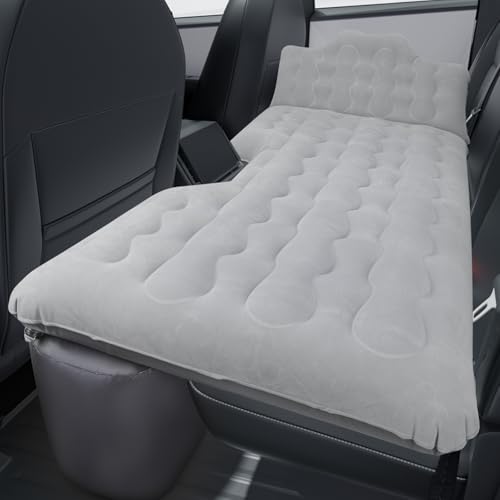 JOYTUTUS Back Seat Air Mattress with Air Pump Compatible with 2024 Cybertruck, Inflatable Back Seat Air Mattress for Camping Sleeping