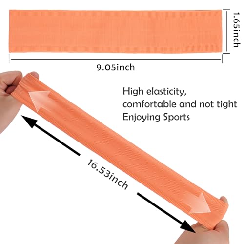 Image of Workout Headbands Non Slip Headband Sport Headbands Sweatbands Elastic Sport Hair Bands for Sports Travel Indoor Fitness Gym