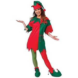 Rubie’s womens Elf 4-piece Set Adult Sized Costumes, As Shown, One Size US