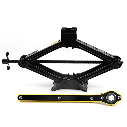 Macaco de tesoura 2 toneladas (1,995 kg 2T de carga), design de alavanca de catraca com capacidade p