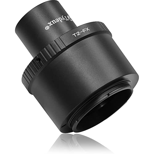 Adaptador de lente T2 a montura Fuji FX y de M42 a telescopio de 1,25 pulgadas | T-mount, rosca universal para X-T1, X-A1, X-E2, X-M1, X-E1, X-PRO1 miniatura 6