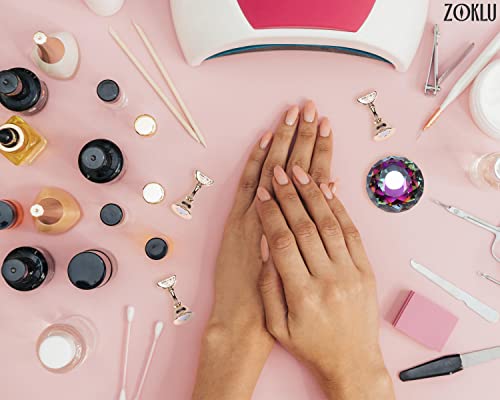 Nail Holder For Painting Nails - Acrylic Stands For Display Magnetic Nail Polish Finger For Nail Practice Stand Nail Art Display Stand Set - Gold Fingernails Press On Nail Stand For Painting Nails #TOP7