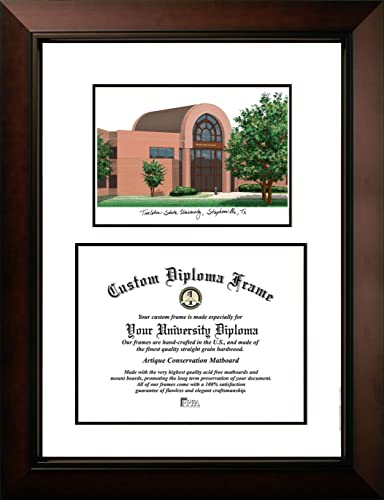 Campus Images TX968LV Tarleton State Legacy Scholar Diploma Frame 11 x 14 Inches