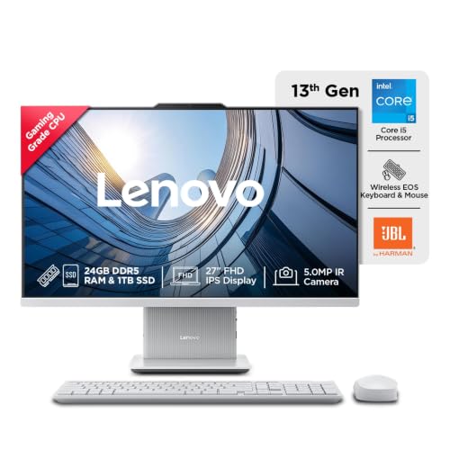 Lenovo IdeaCentre AIO Intel Core i5-13420H 27" FHD (24GB RAM/1TB ...