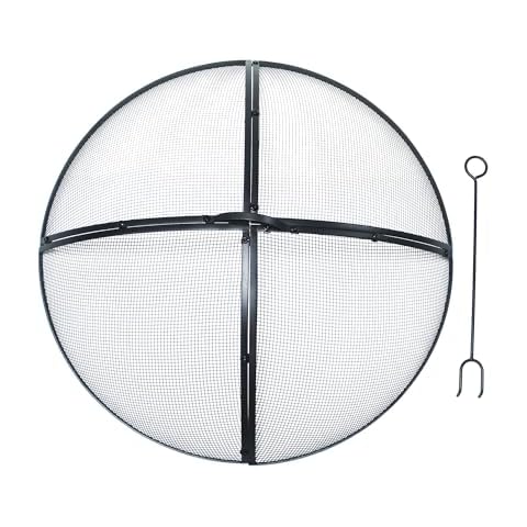 SCENDOR Heavy-Duty Fire Pit Spark Screen Cover