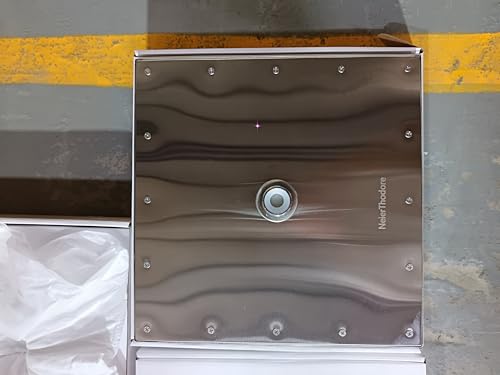 Pommeau de douche carré 30,5 cm NeierThodore nickel brossé - 3