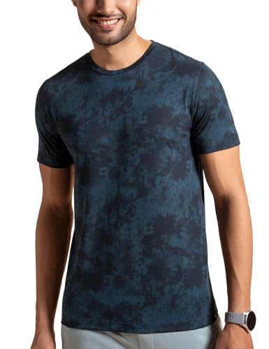 DAMENSCH Regular Fit Cotton Blend Tshirt Half Sleeve Crew Neck Co...