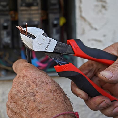 Alicates diagonales Proferred T18002 para cortar cables sin esfuerzo 4