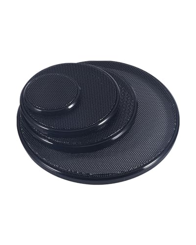 Anello Protettivo Decorativo Griglia Per Altoparlanti Multi-dimensione Da 5 Pollici Per Auto Accessori AudioSpray nero circle+nero net