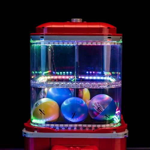BRICKSHINING LED Lighting Compatible with Lego Minifigure Vending Machine 21358,Light Kit Compatible with Lego 21358 for Adults, NOT Included The Model Set - JUST Lights