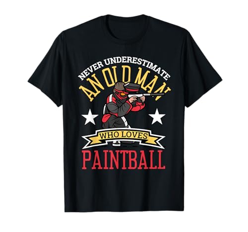 Arte divertido de paintball para hombres y mujeres, amantes del deporte Camiseta