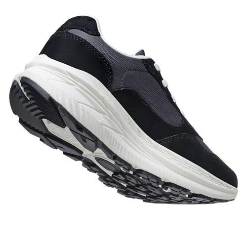 Image of GSLMOLN Women's Casual Walking Shoes Breathable Non Slip Tennis Cushion Fashion Gym Sneakers