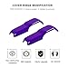 CheroCar JL JT Engine Hood Hinge Cover Decoration Cover Stickers Exterior Accessories for Jeep Wrangler JL 2018-2025 & 2020-2025 Jeep Gladiator JT,Purple