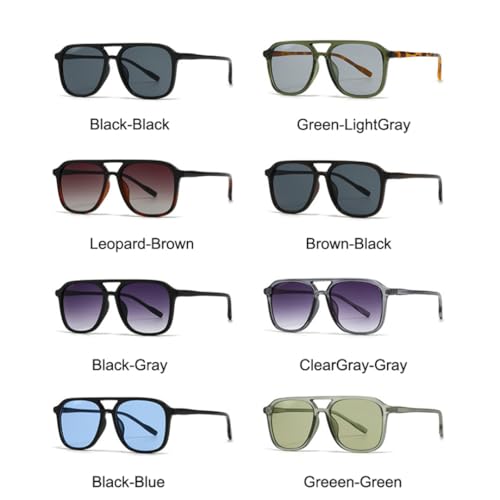Lunettes de soleil monture large punk pour bloquer les reflets UV400