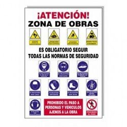 Karpa Tools 06393 - Cartel Combinado 70X100 Cm Vertical