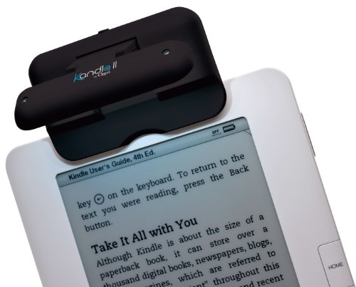 Ozeri Kandle LED Reading Light Designed for Books and eReaders, Black