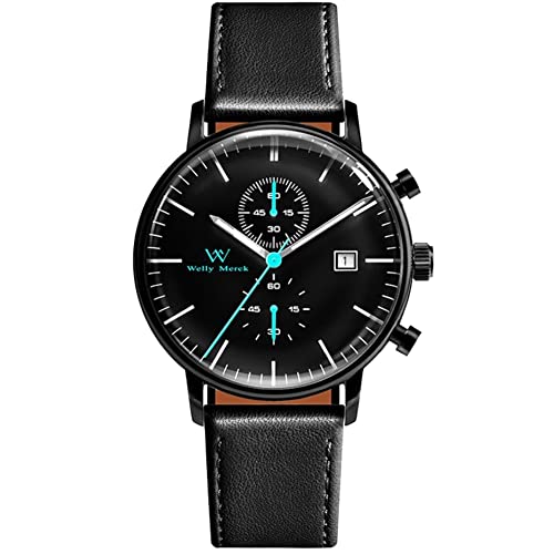 KFJHD Watches Wellymerk Men's Watch Trend Fashion Ultra-Thin Impermeable Alumber Heart Student Watch Male Expresión Cinturón de Regalo Cover