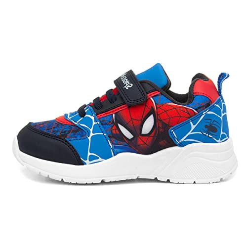 Spiderman Baskets pour enfant Bleu/rouge, bleu, 30 EU