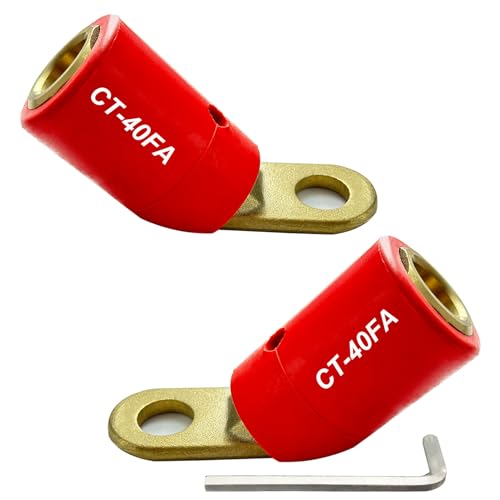 2PCS CT-40FA Welding Terminal Connector, Welding Lug