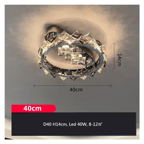 Concepteur plafond de luxe crystal avec eclairage moderne et chic tone a ton - 3