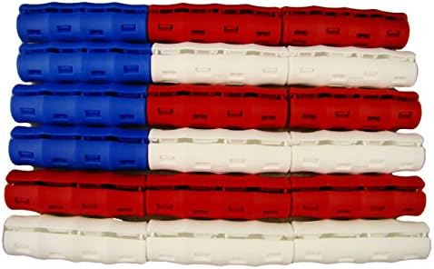 RED-WHITE-BLUE USA Flag Colors Snappy Grips 18pcs Bucket Handles-Fishing-Mining-Gardening-Farm-Ranch image 4