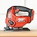 20V Brushless Cordless Variable-Speed Jig Saw, 4-Position Orbital Cutting, On/Off Cutline Blower, Tool-free blade change, LED light, Shoe Adjustment 0° to 45° (Tool Only) - Compatible With Bauer