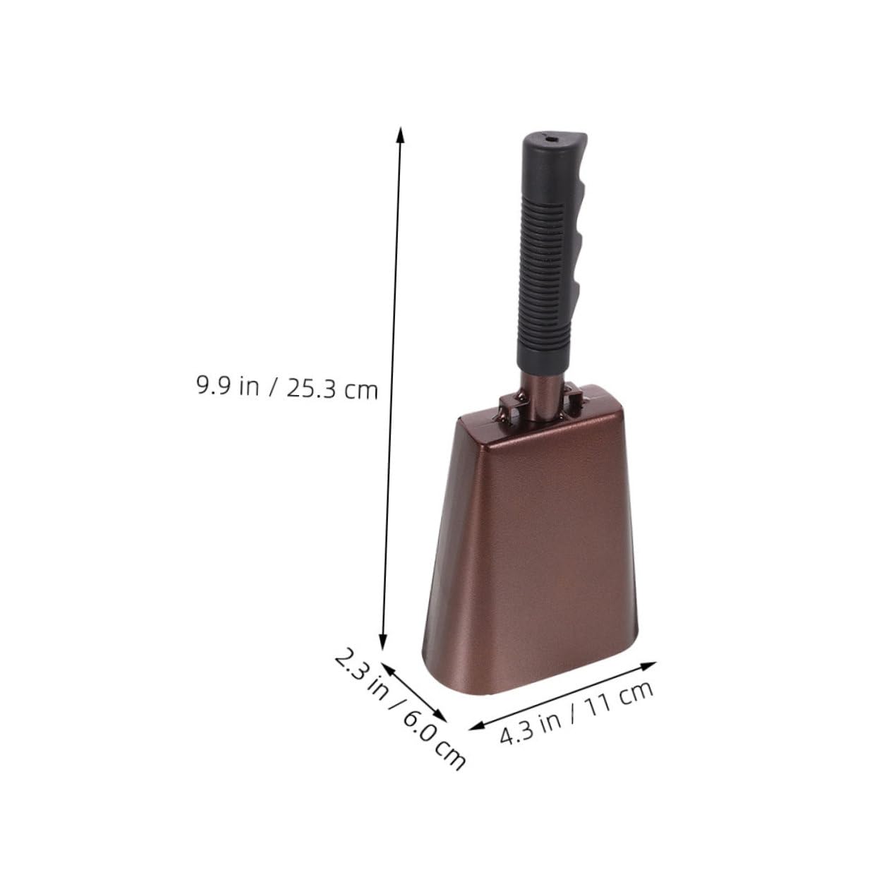 ifundom Hand- Metal Cowbells Handles for Sports Events Parties and Noisy Celebrations