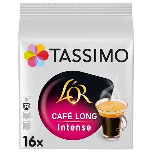 TASSIMO L'OR Cafe Long Intense Coffee Pods - 5 Packs (80 Drinks)
