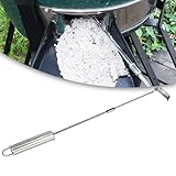 Longueur optimale de 45,7 cm : mesurant 45,7 cm, cet outil offre l'équilibre parfait entre portée et contrôle pour une manipulation sûre près des charbons chauds. Sa taille compacte le rend facile à ranger dans votre kit de barbecue tout en offrant assez de levier pour déplacer les bûches de charbon lourdes ou remuer confortablement les braises sans vous brûler les mains.