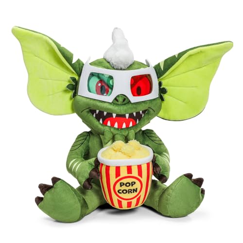 Kidrobot Gremlins Stripe with Popcorn HugMe - Peluche de 36.8 cm con acción de agitación Kidrobot Gremlins Stripe with Popcorn HugMe - Peluche de 36.8 cm con acción de agitación