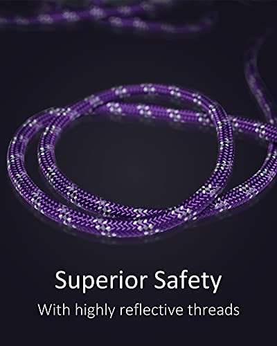 Long Dog Leash For Dog Training 16Ft/30Ft/50Ft/100Ft, Reflective Threads Rope Check Cord Dog Leash, Heavy Duty Dog Lead For Large Medium Small Dogs Walking Playing, Camping, Or Yard #TOP2
